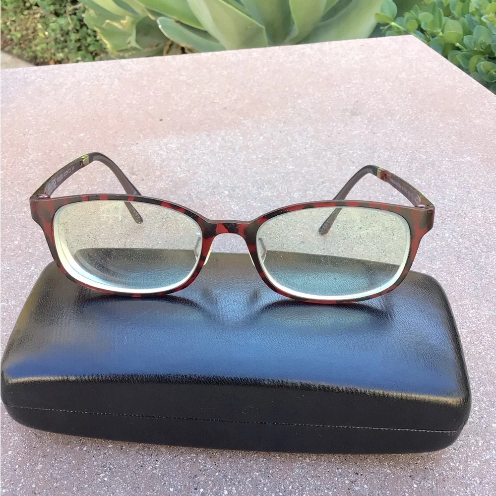 Piovino ULTEM Red/Black Tortoise Eyeglasses Frames PV-IN3004